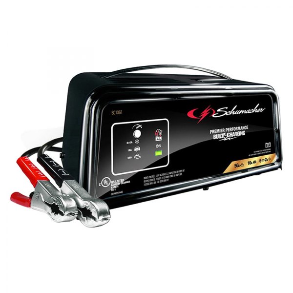 Schumacher® - 12 V Portable Fully Automatic Battery Charger