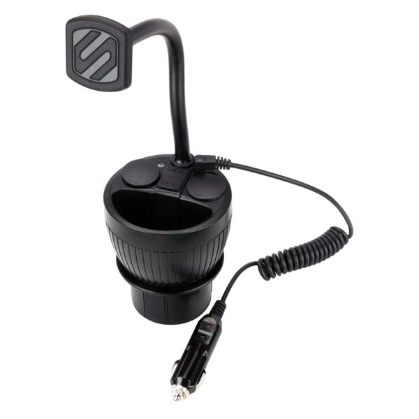 Scosche® - MagicMount™ Magnetic Cup Mount and Power Hub for Mobile Devices