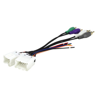 Scosche® - Aftermarket Radio Wiring Harness with OEM Plug and Retain OE Amplifier