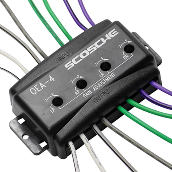Scosche® - 80W 4-Channel OE Amplifier Adapter