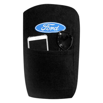 Seat Armour® - Black Cotton/Terry Velour Console Cover