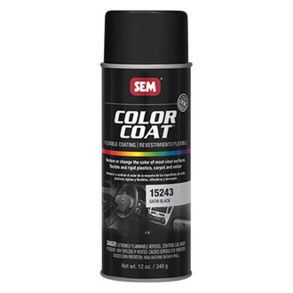 SEM® - Color Coat™ 16 fl. oz. Satin Black Aerosol Interior Paint