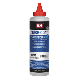 SEM® - Aerospace Sure-Coat™ 16 fl. oz. High Gloss Clear Spray-On Leather Paint
