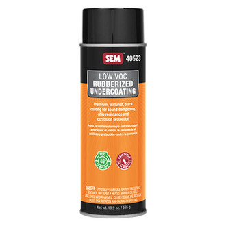 SEM® - 19 fl. oz. Black Low VOC Rubberized Aerosol Undercoating