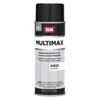 SEM® - MultiMax™ 12 fl. oz. Gloss Black Aerosol Multi Purpose Paint