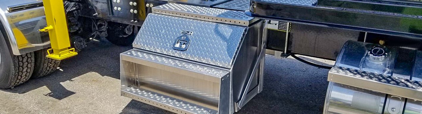 Peterbilt Semi Truck Accessories Behind Cab Steel Single Spare
