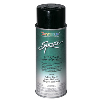 Seymour® 98-18 - Spruce™ 16 fl. oz. Gloss Black Multi Purpose Aerosol Metallics and Lacquers