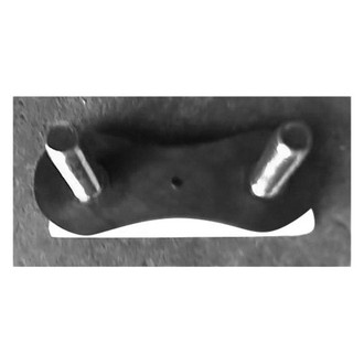 Sherman® - Front Driver or Passenger Side Bumper Stud Plate (Value Line)