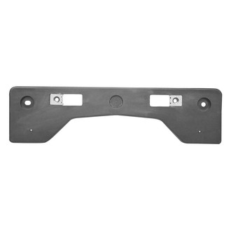 Sherman® - Textured Black Front License Plate Bracket