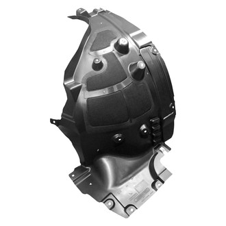Sherman® - Front Rearward Passenger Side Fender Liner (CAPA Certified)