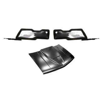 Sherman® - 3-Piece (Hood Panel, Driver and Passenger Side Hood Hinge) (Value Line)