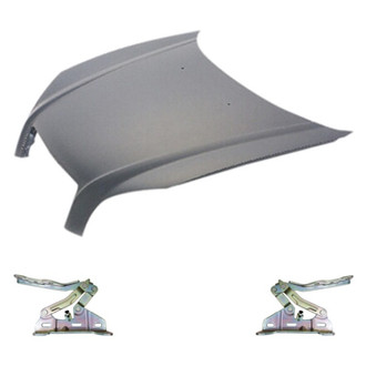 Sherman® - 3-Piece (Hood Panel, Driver and Passenger Side Hood Hinge) (Value Line)