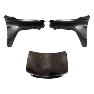 Sherman® - 3-Piece (Hood Panel, Front Driver and Passenger Side Fender) (CAPA Certified)