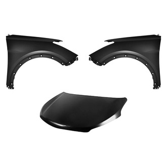 Sherman® BNDL-207935 - 3-Piece (Hood Panel, Front Driver and Passenger Side Fender) (Value Line)