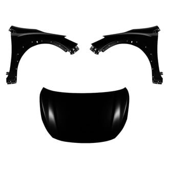 Sherman® BNDL-208201 - 3-Piece (Hood Panel, Front Driver and Passenger Side Fender) (CAPA Certified)