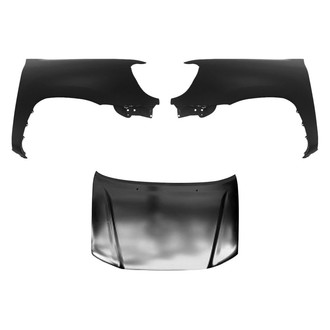 Sherman® BNDL-208228 - 3-Piece (Hood Panel, Front Driver and Passenger Side Fender) (Value Line)