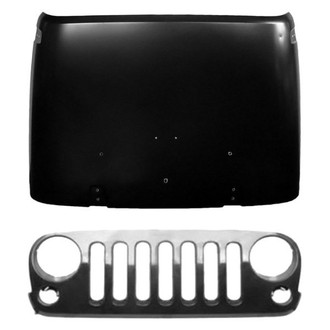 Sherman® - 2-Piece (Hood Panel, Grille) (Value Line)