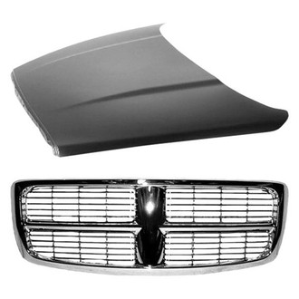 Sherman® BNDL-212650 - 2-Piece (Hood Panel, Grille) (Value Line)