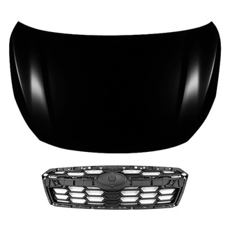 Sherman® BNDL-213642 - 2-Piece (Hood Panel, Grille) (CAPA Certified)