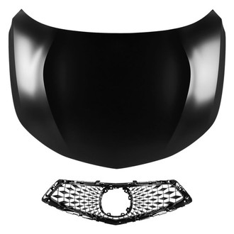 Sherman® BNDL-213862 - 2-Piece (Hood Panel, Grille) (CAPA Certified)