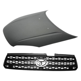 Sherman® BNDL-214199 - 2-Piece (Hood Panel, Grille) (Value Line)