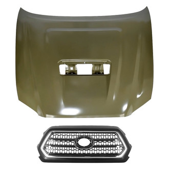 Sherman® - 2-Piece (Hood Panel, Grille) (Value Line)