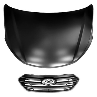 Sherman® - 2-Piece (Hood Panel, Grille) (CAPA Certified)