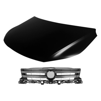 Sherman® BNDL-214389 - 2-Piece (Hood Panel, Grille) (CAPA Certified)