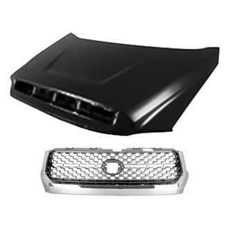 Sherman® - 2-Piece (Hood Panel, Grille) (Value Line)