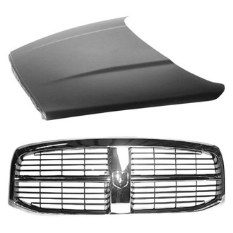 Sherman® BNDL-214446 - 2-Piece (Hood Panel, Grille) (Value Line)