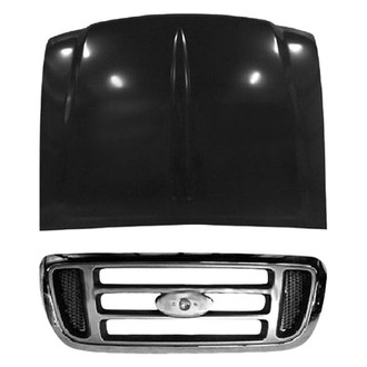 Sherman® - 2-Piece (Hood Panel, Grille) (Value Line)