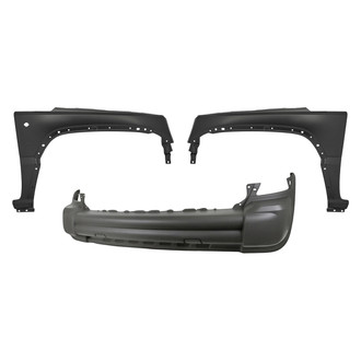 Sherman® - 3-Piece (Front Bumper Cover, Front Driver and Passenger Side Fender) (Value Line)