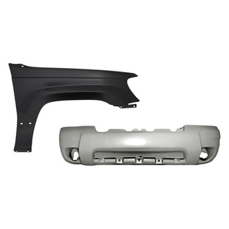 Sherman® - 2-Piece (Front Bumper Cover, Front Passenger Side Fender) (Value Line)