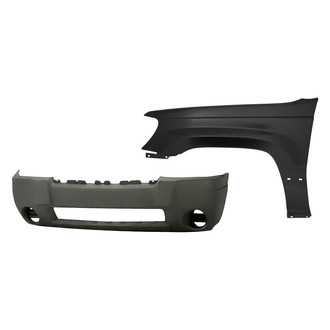 Sherman® - 2-Piece (Front Bumper Cover, Front Driver Side Fender) (Value Line)