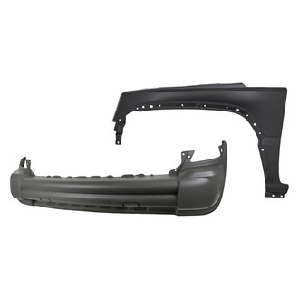 Sherman® - 2-Piece (Front Bumper Cover, Front Driver Side Fender) (Value Line)