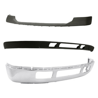 Sherman® - 3-Piece (Front Upper Bumper Cover, Front Bumper Face Bar, Front Lower Bumper Valance) (Value Line)