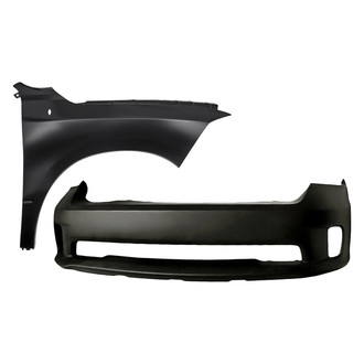 Sherman® - 2-Piece (Front Bumper Cover, Front Passenger Side Fender) (Value Line)