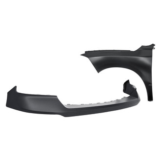 Sherman® - 2-Piece (Front Upper Bumper Cover, Front Driver Side Fender) (CAPA Certified)
