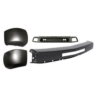 Sherman® - 4-Piece (Front Bumper Face Bar, Front Bumper Air Deflector, Front Inner and Outer Bumper End) (Value Line)