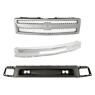 Sherman® - 3-Piece (Grille, Front Bumper Face Bar, Front Bumper Air Deflector) (Value Line)