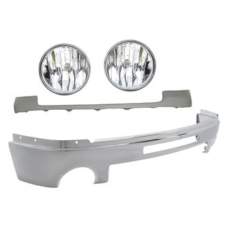 Sherman® - 4-Piece (Front Upper Bumper Cover, Front Bumper Face Bar, Driver and Passenger Side Fog Light) (Value Line)