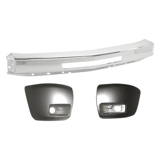 Sherman® - 3-Piece (Front Bumper Face Bar, Front Inner and Outer Bumper End) (Value Line)