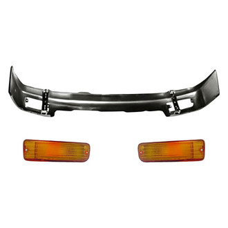 Sherman® - 3-Piece (Front Bumper Face Bar, Front Driver and Passenger Side Turn Signal/Parking Light) (Value Line)
