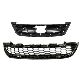 Sherman® - 2-Piece (Upper Grille, Front Lower Bumper Grille) (Value Line)