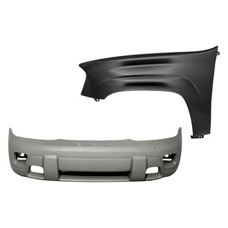 Sherman® - 2-Piece (Front Bumper Cover, Front Driver Side Fender) (CAPA Certified)