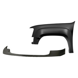 Sherman® - 2-Piece (Front Upper Bumper Cover, Front Driver Side Fender) (CAPA Certified)