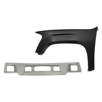 Sherman® - 2-Piece (Front Lower Bumper Cover, Front Driver Side Fender) (Value Line)