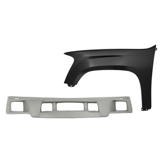 Sherman® - 2-Piece (Front Lower Bumper Cover, Front Driver Side Fender) (CAPA Certified)
