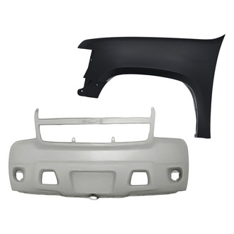 Sherman® - 2-Piece (Front Bumper Cover, Front Driver Side Fender) (Value Line)