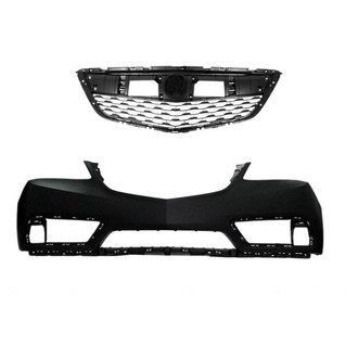 Sherman® - 2-Piece (Front Bumper Cover, Grille) (CAPA Certified)